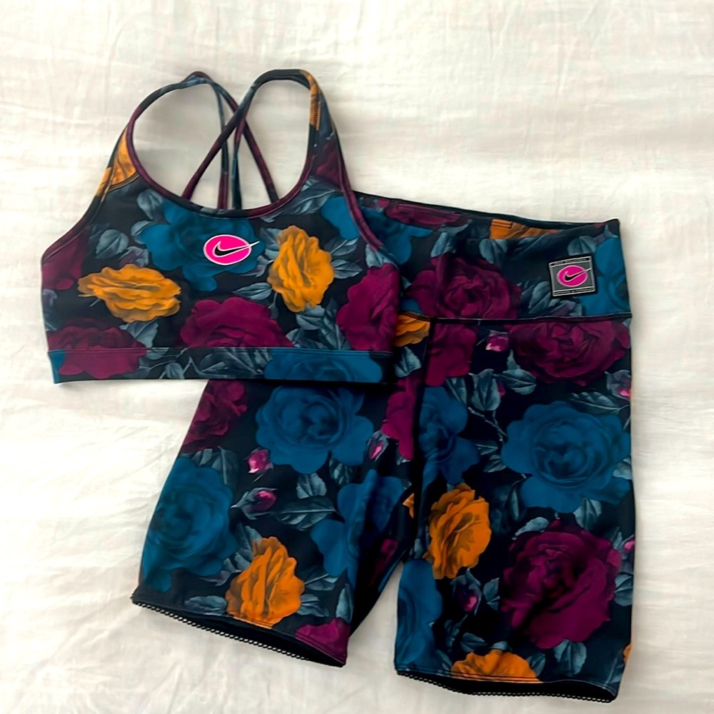 Nike Set (sports bra+bikers)